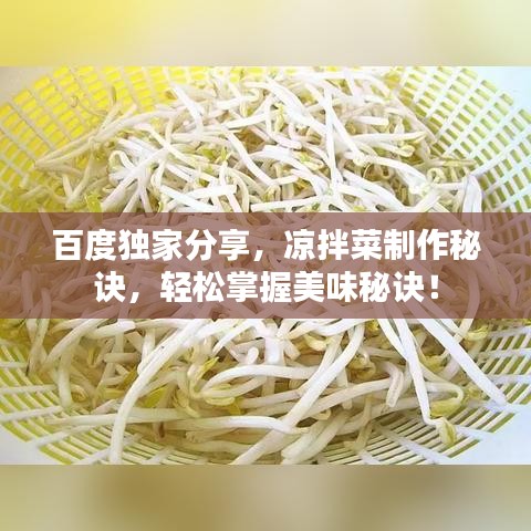 百度獨(dú)家分享，涼拌菜制作秘訣，輕松掌握美味秘訣！