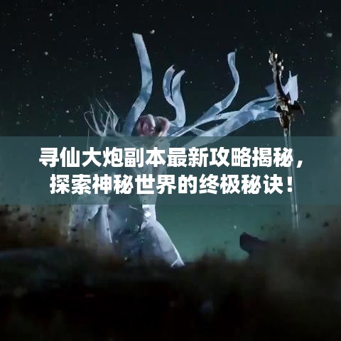 尋仙大炮副本最新攻略揭秘，探索神秘世界的終極秘訣！