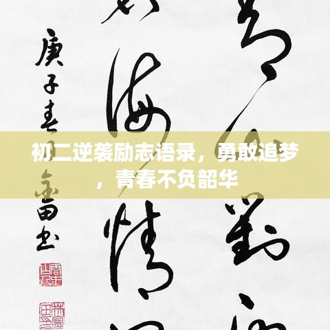 初二逆襲勵(lì)志語錄，勇敢追夢，青春不負(fù)韶華
