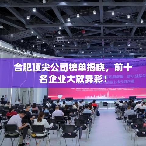 合肥頂尖公司榜單揭曉，前十名企業(yè)大放異彩！