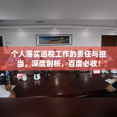 個人落實巡視工作的責任與擔當，深度剖析，百度必收！