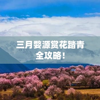 三月婺源賞花踏青全攻略！